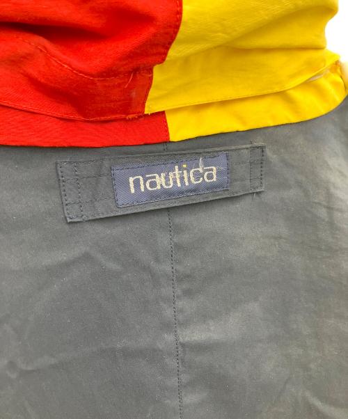 NAUTICA（ノーティカ）NAUTICA (ノーティカ) ナイロンブルゾン レッド×ネイビー サイズ:Lの古着・服飾アイテム