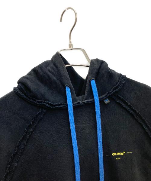 OFFWHITE（オフホワイト）OFFWHITE (オフホワイト) パーカー ブラック サイズ:Lの古着・服飾アイテム