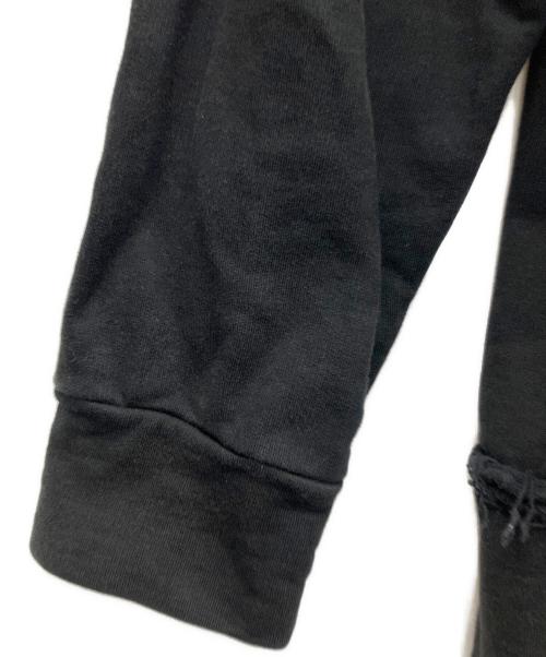 OFFWHITE（オフホワイト）OFFWHITE (オフホワイト) パーカー ブラック サイズ:Lの古着・服飾アイテム