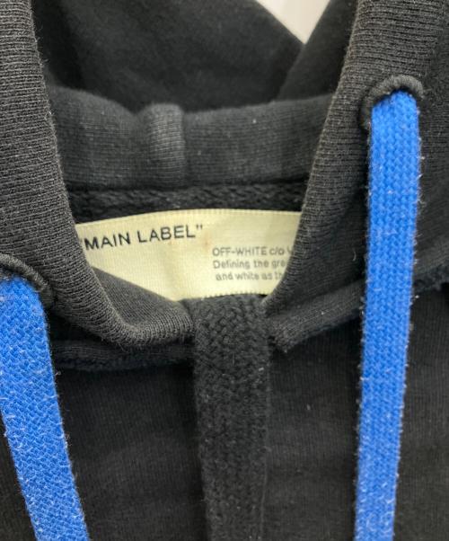 OFFWHITE（オフホワイト）OFFWHITE (オフホワイト) パーカー ブラック サイズ:Lの古着・服飾アイテム