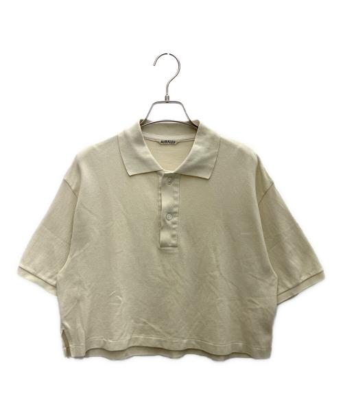 AURALEE（オーラリー）AURALEE (オーラリー) 半袖ポロシャツ ベージュ サイズ:SIZE 1の古着・服飾アイテム