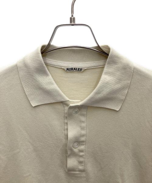 AURALEE（オーラリー）AURALEE (オーラリー) 半袖ポロシャツ ベージュ サイズ:SIZE 1の古着・服飾アイテム
