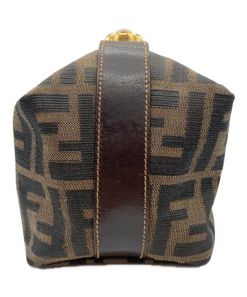 FENDI（フェンディ）FENDI (フェンディ) ポーチ ブラウン×ブラックの古着・服飾アイテム