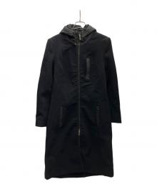 MOSCHINO（モスキーノ）の古着「ジップコート」｜ブラック