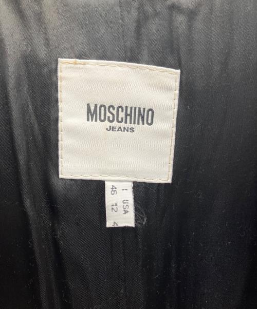 MOSCHINO（モスキーノ）MOSCHINO (モスキーノ) ジップコート ブラック サイズ:SIZE42の古着・服飾アイテム