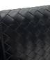 中古・古着 BOTTEGA VENETA (ボッテガベネタ) コンチネンタルウォレット ブラック：32000円