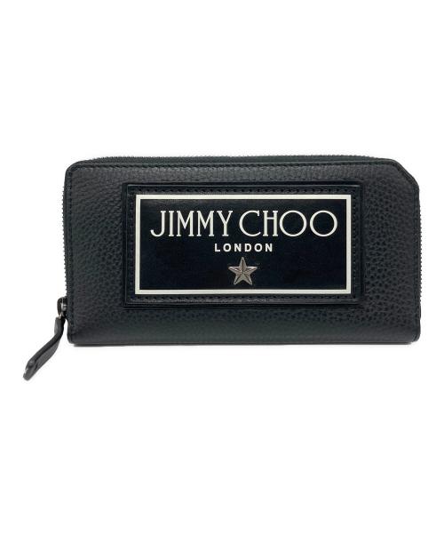 JIMMY CHOO（ジミーチュウ）JIMMY CHOO (ジミーチュウ) 長財布 ブラックの古着・服飾アイテム