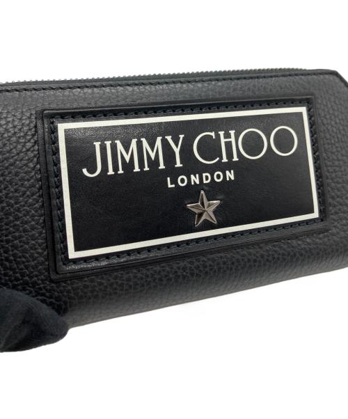 JIMMY CHOO（ジミーチュウ）JIMMY CHOO (ジミーチュウ) 長財布 ブラックの古着・服飾アイテム