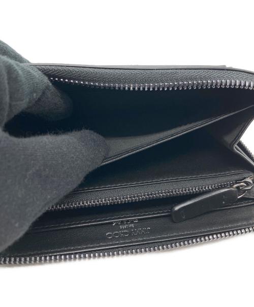 JIMMY CHOO（ジミーチュウ）JIMMY CHOO (ジミーチュウ) 長財布 ブラックの古着・服飾アイテム