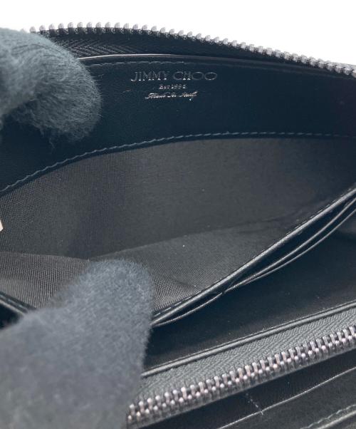 JIMMY CHOO（ジミーチュウ）JIMMY CHOO (ジミーチュウ) 長財布 ブラックの古着・服飾アイテム