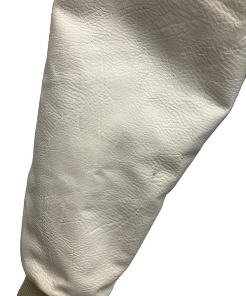 1PIU1UGUALE3 RELAX（ウノピゥウノウグァーレトレ リラックス）1piu1uguale3 relax (ウノピゥウノウグァーレトレ リラックス) ブルゾン ホワイト×ベージュ サイズ:Lの古着・服飾アイテム