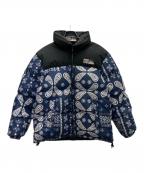 FIRST DOWNファーストダウン）の古着「ダウンジャケット」｜ブラック×ブルー