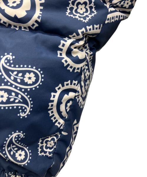 FIRST DOWN（ファーストダウン）FIRST DOWN (ファーストダウン) ダウンジャケット ブラック×ブルー サイズ:Lの古着・服飾アイテム