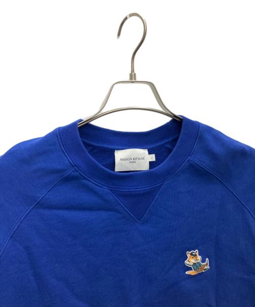 maison kitsune（メゾンキツネ）maison kitsune (メゾンキツネ) Dressed Fox Patch Classic Sweatshirt ネイビー サイズ:Lの古着・服飾アイテム