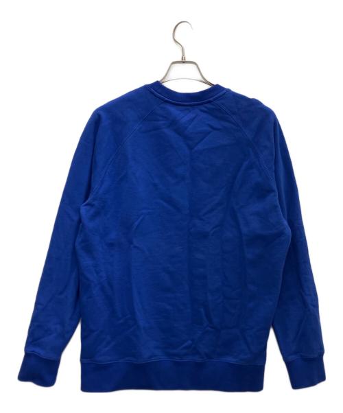 maison kitsune（メゾンキツネ）maison kitsune (メゾンキツネ) Dressed Fox Patch Classic Sweatshirt ネイビー サイズ:Lの古着・服飾アイテム