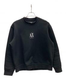 ARMANI EXCHANGE（アルマーニ エクスチェンジ）の古着「トレーナー」｜ブラック