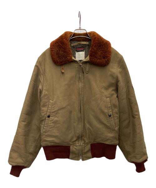 東洋エンタープライズ（トウヨウエンタープライズ）東洋エンタープライズ (トウヨウエンタープライズ) フライトジャケット ベージュ サイズ:-の古着・服飾アイテム