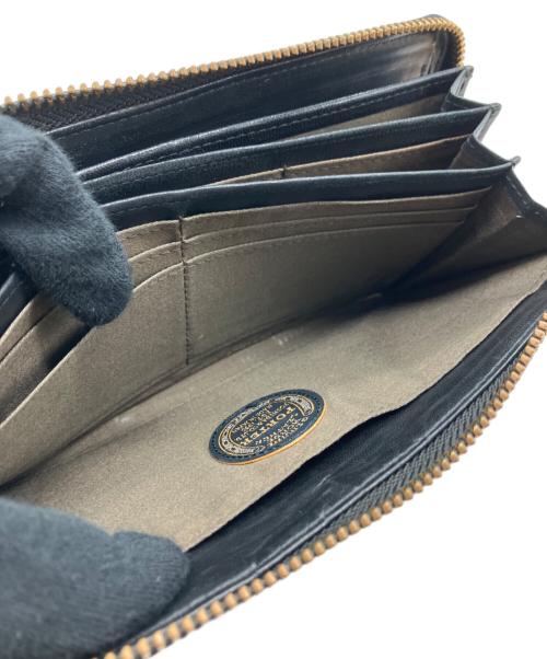 PORTER（ポーター）PORTER (ポーター) ラウンドファスナー財布 ブラックの古着・服飾アイテム