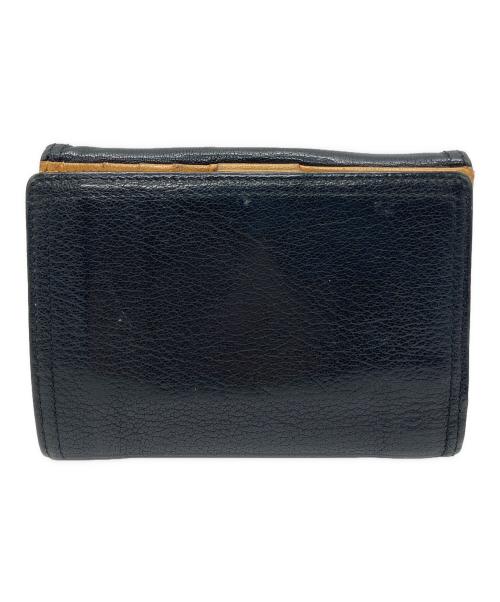 PORTER（ポーター）PORTER (ポーター) 2つ折り財布 ブラック×ブラウンの古着・服飾アイテム