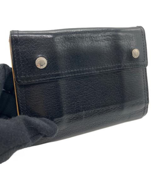 PORTER（ポーター）PORTER (ポーター) 2つ折り財布 ブラック×ブラウンの古着・服飾アイテム