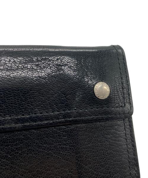 PORTER（ポーター）PORTER (ポーター) 2つ折り財布 ブラック×ブラウンの古着・服飾アイテム