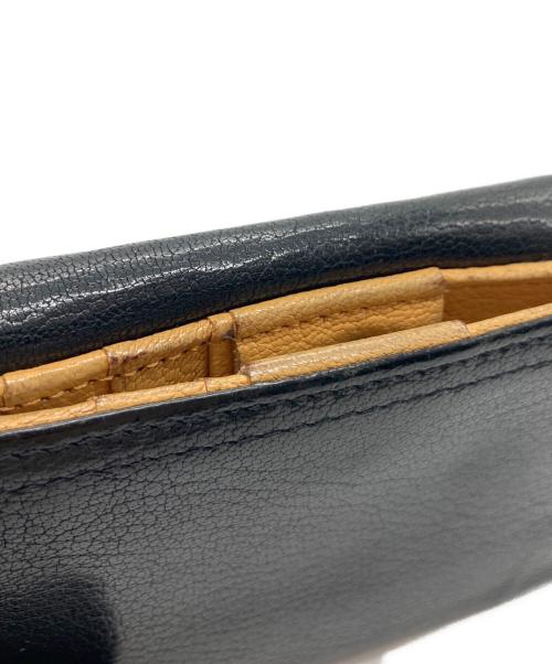 PORTER（ポーター）PORTER (ポーター) 2つ折り財布 ブラック×ブラウンの古着・服飾アイテム