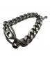DIESEL (ディーゼル) チェーンブレスレット：8000円