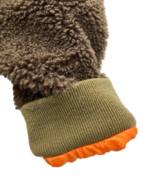 WHITE MOUNTAINEERING（ホワイトマウンテ二アニング）WHITE MOUNTAINEERING (ホワイトマウンテ二アニング) BOA BOMBER JACKET カーキ×ベージュ サイズ:SIZE2の古着・服飾アイテム