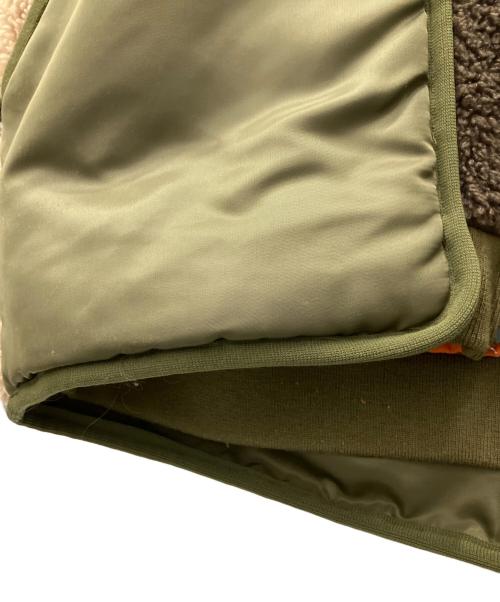 WHITE MOUNTAINEERING（ホワイトマウンテ二アニング）WHITE MOUNTAINEERING (ホワイトマウンテ二アニング) BOA BOMBER JACKET カーキ×ベージュ サイズ:SIZE2の古着・服飾アイテム