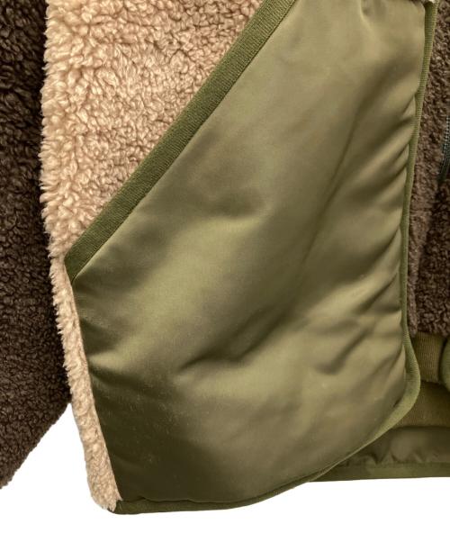 WHITE MOUNTAINEERING（ホワイトマウンテ二アニング）WHITE MOUNTAINEERING (ホワイトマウンテ二アニング) BOA BOMBER JACKET カーキ×ベージュ サイズ:SIZE2の古着・服飾アイテム