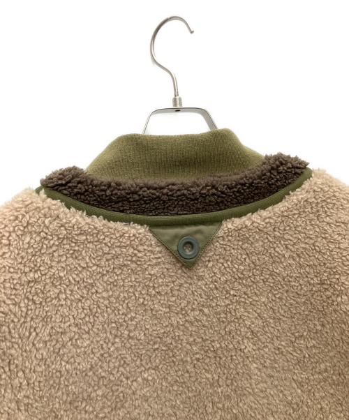 WHITE MOUNTAINEERING（ホワイトマウンテ二アニング）WHITE MOUNTAINEERING (ホワイトマウンテ二アニング) BOA BOMBER JACKET カーキ×ベージュ サイズ:SIZE2の古着・服飾アイテム