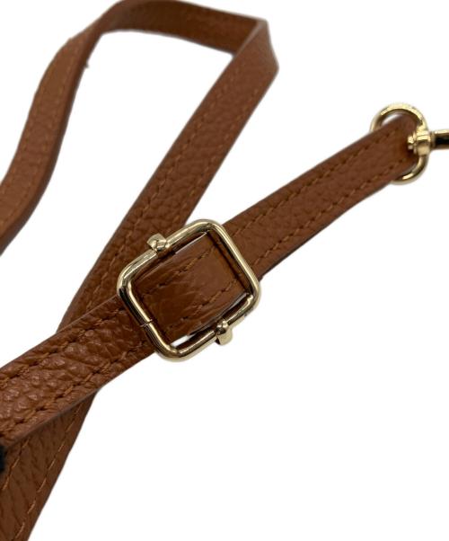 AULENTTI（オウレンティ）AULENTTI (オウレンティ) 2WAYハンドバッグ ブラウンの古着・服飾アイテム