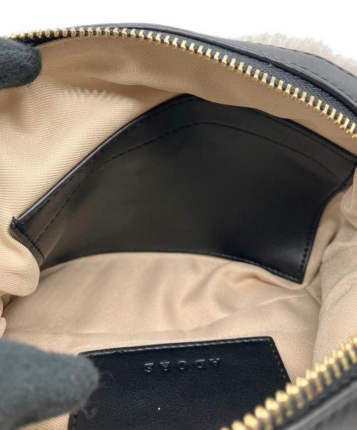 ADORE（アドーア）ADORE (アドーア) ショルダーバッグ ブラック×グレーの古着・服飾アイテム