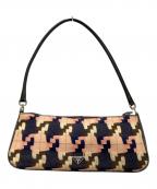 PRADAプラダ）の古着「ハンドバッグ」｜ブラウン×ピンク