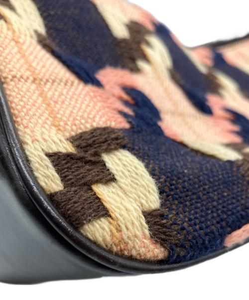 PRADA（プラダ）PRADA (プラダ) ハンドバッグ ブラウン×ピンクの古着・服飾アイテム