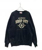 son of the cheese（サノバチーズ））の古着「クルーネックスウェット」｜ブラック