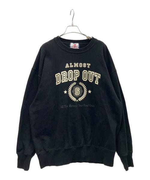 son of the cheese（（サノバチーズ））son of the cheese (（サノバチーズ）) クルーネックスウェット ブラック サイズ:XLの古着・服飾アイテム