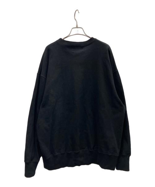 son of the cheese（（サノバチーズ））son of the cheese (（サノバチーズ）) クルーネックスウェット ブラック サイズ:XLの古着・服飾アイテム