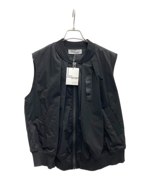 LASUD MILITARY（ラシュッドミリタリー）LASUD MILITARY (ラシュッドミリタリー) ベスト ブラック サイズ:SIZE38 未使用品の古着・服飾アイテム