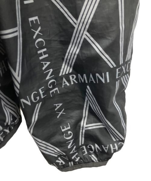ARMANI EXCHANGE（アルマーニ エクスチェンジ）ARMANI EXCHANGE (アルマーニ エクスチェンジ) リバーシブルナイロンジャケット グレー×ブラック サイズ:Lの古着・服飾アイテム