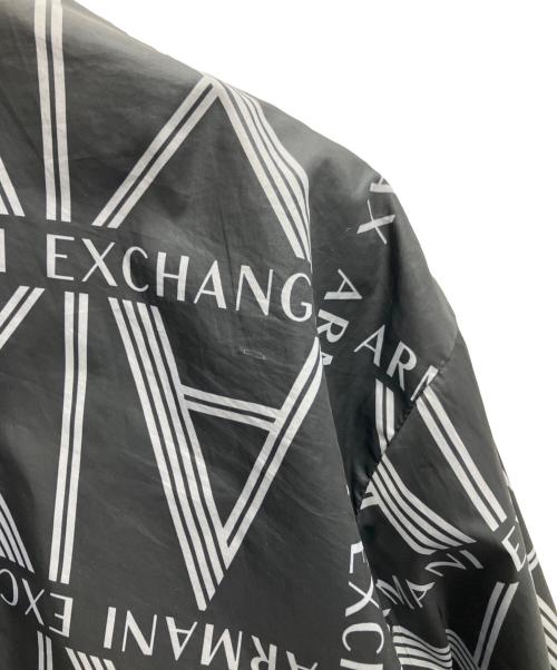 ARMANI EXCHANGE（アルマーニ エクスチェンジ）ARMANI EXCHANGE (アルマーニ エクスチェンジ) リバーシブルナイロンジャケット グレー×ブラック サイズ:Lの古着・服飾アイテム