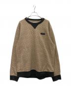 COACHコーチ）の古着「スウェット」｜ブラック×ベージュ