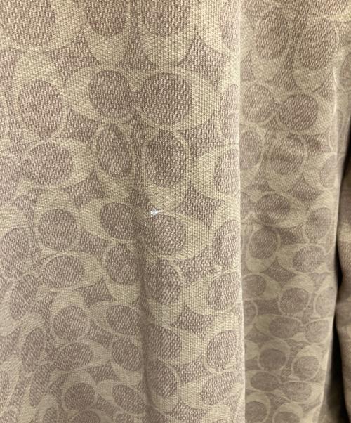 COACH（コーチ）COACH (コーチ) スウェット ブラック×ベージュ サイズ:Lの古着・服飾アイテム