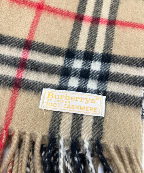 Burberry's（バーバリー）Burberry's (バーバリー) マフラー ベージュの古着・服飾アイテム