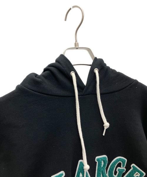 X-LARGE（エクストララージ）X-LARGE (エクストララージ) プルオーバーパーカー ブラック×グリーン サイズ:XLの古着・服飾アイテム