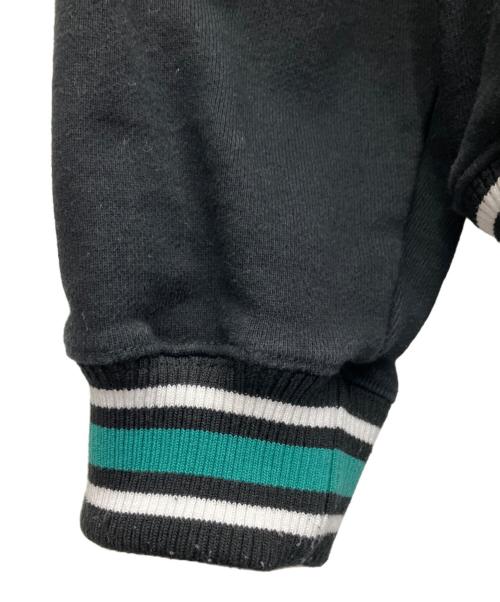 X-LARGE（エクストララージ）X-LARGE (エクストララージ) プルオーバーパーカー ブラック×グリーン サイズ:XLの古着・服飾アイテム