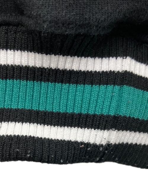 X-LARGE（エクストララージ）X-LARGE (エクストララージ) プルオーバーパーカー ブラック×グリーン サイズ:XLの古着・服飾アイテム