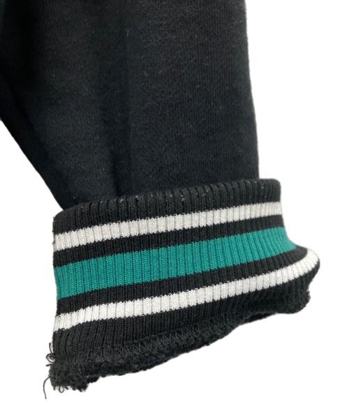 X-LARGE（エクストララージ）X-LARGE (エクストララージ) プルオーバーパーカー ブラック×グリーン サイズ:XLの古着・服飾アイテム