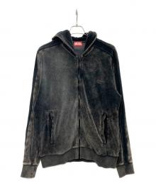 DIESEL（ディーゼル）の古着「ジップパーカー」｜ブラック