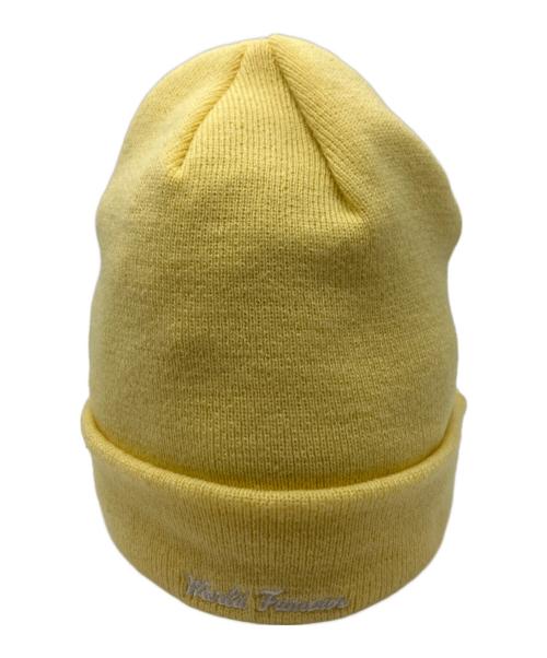 SUPREME（シュプリーム）Supreme (シュプリーム) New Era (ニューエラ) ニット帽 イエローの古着・服飾アイテム